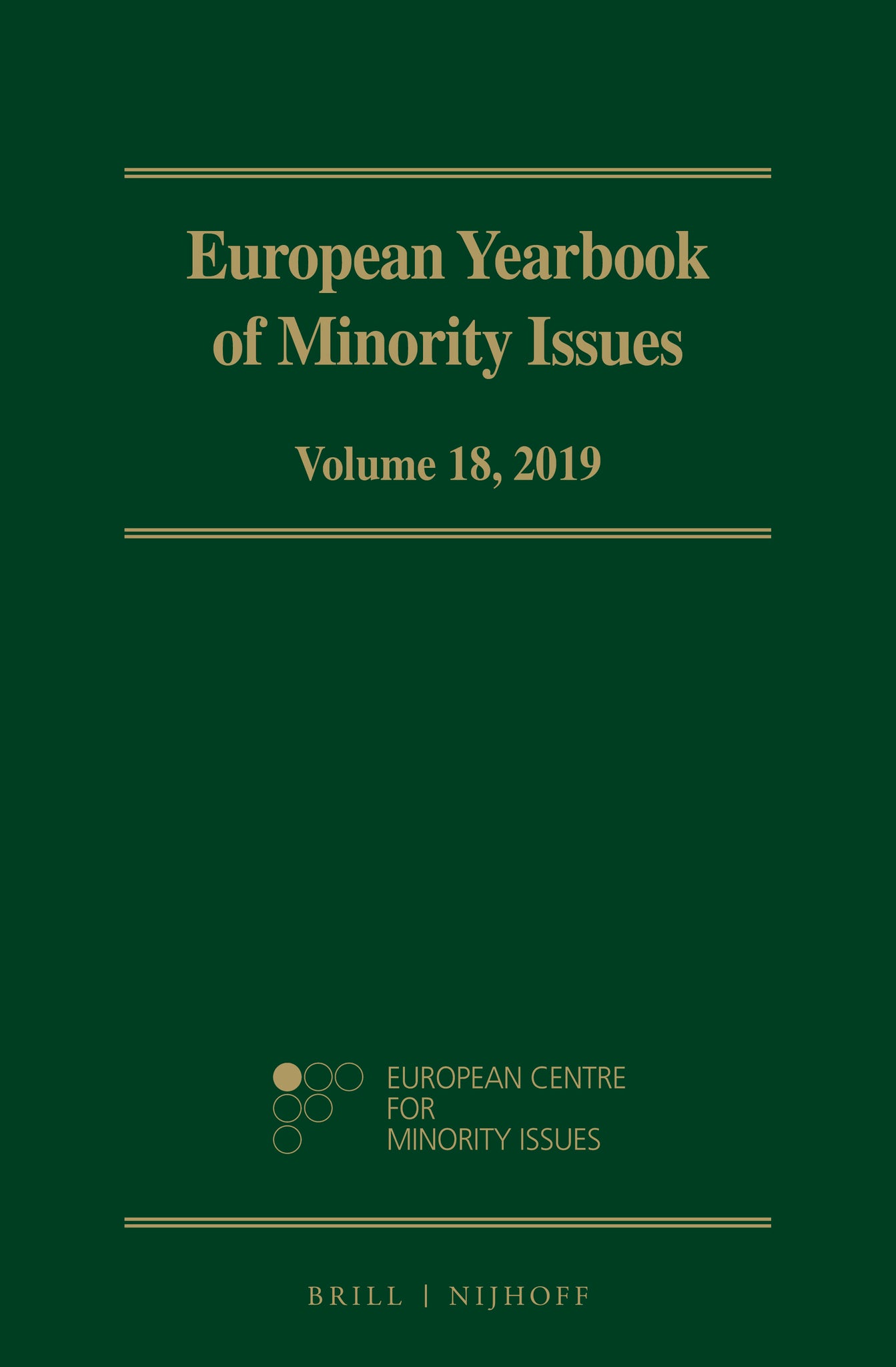 European Yearbook of Minority Issues, Volume 18 (2019)